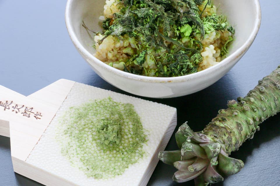天城山麓の恵み！無農薬本わさび