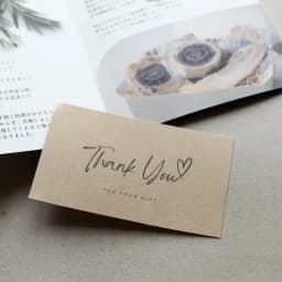 気持ちを添えるThank youカード
