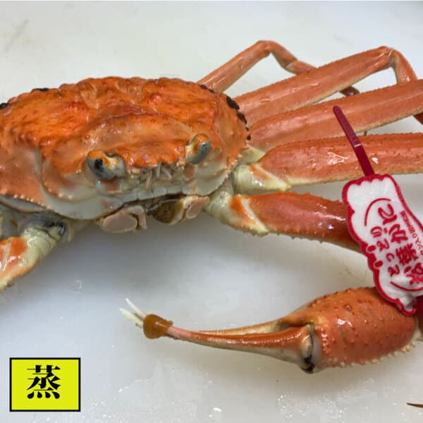 山陰冬の味覚の王者＜松葉ガニ＞当店こだわりの【吟醸蒸し】【冷蔵】