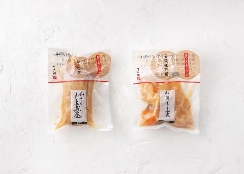 金沢伝統の郷土料理〈加賀じぶ煮とすだれ麩のじぶ煮巻〉昔ながらの丸大豆醤油と本みりんで仕上げた安心惣菜詰め合わせ