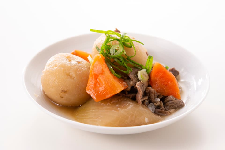金沢おばんざいセット〈国産肉じゃが煮・いいだこと里芋の煮付・ぶり大根・小車麩のすきやき煮〉やさしい味に仕上げた安心惣菜詰め合わせ4種