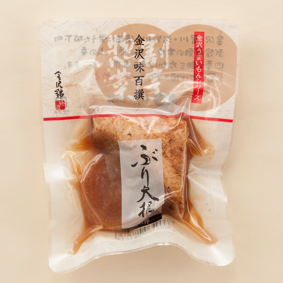 金沢おばんざいセット〈国産肉じゃが煮・いいだこと里芋の煮付・ぶり大根・小車麩のすきやき煮〉やさしい味に仕上げた安心惣菜詰め合わせ4種