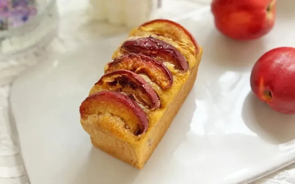 【販売・出荷期間限定】グレインフリーケーキブレッド＊信州産ネクタリン（穀物・小麦・米粉・白砂糖・乳製品不使用）