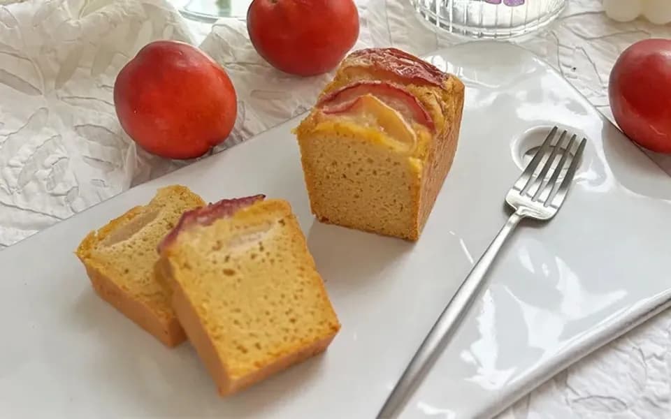 【販売・出荷期間限定】グレインフリーケーキブレッド＊信州産ネクタリン（穀物・小麦・米粉・白砂糖・乳製品不使用）
