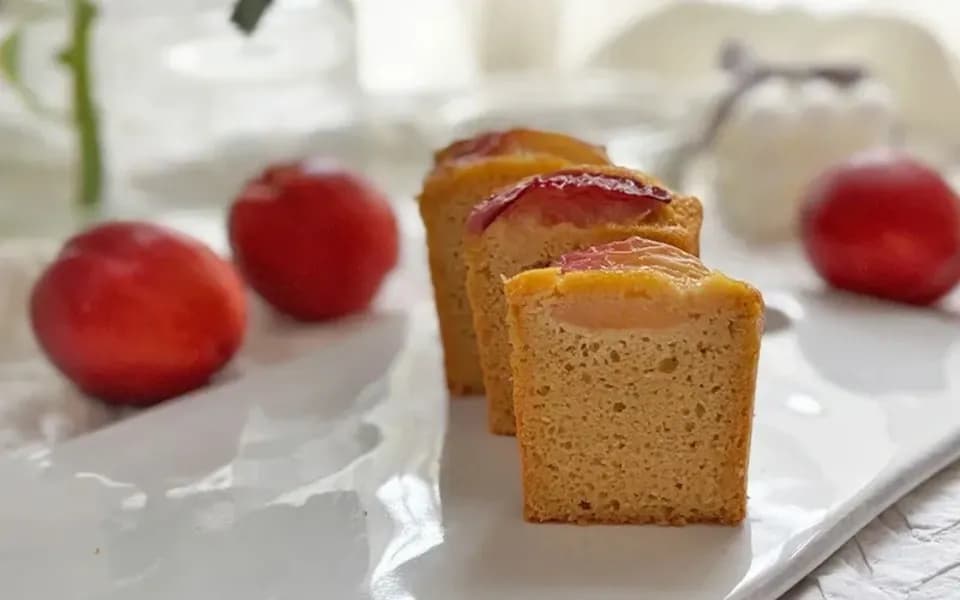 【販売・出荷期間限定】グレインフリーケーキブレッド＊信州産ネクタリン（穀物・小麦・米粉・白砂糖・乳製品不使用）