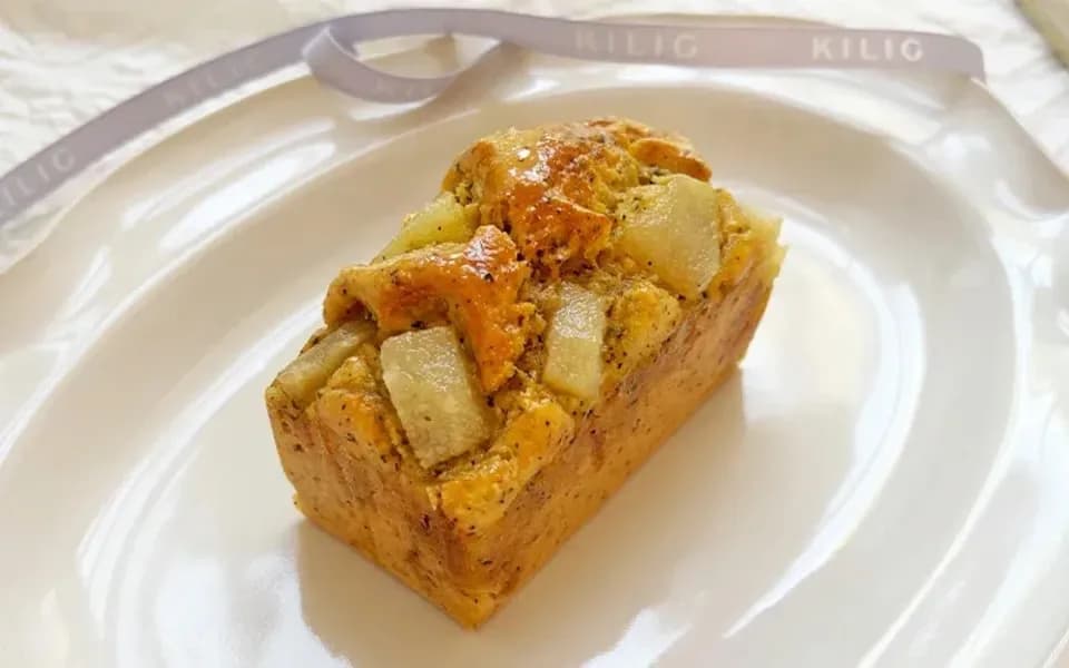 【販売期間外】グレインフリーケーキブレッド＊和梨＆アールグレイ＜穀物・小麦・米粉・白砂糖・乳製品不使用＞