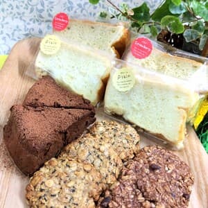  ＜農薬不使用米粉の低糖質焼き菓子詰め合わせ＞ノンオイルシフォンケーキ・オートミールクッキー・ガトーショコラの口コミ・レビュー(みるくさん)