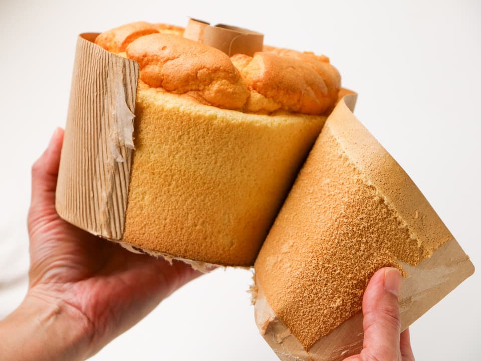 農薬不使用米粉と有機素材で手作り＜ふんわりしっとり米粉シフォンケーキ/ホール＞ノンオイルで乳・小麦・食品添加物不使用