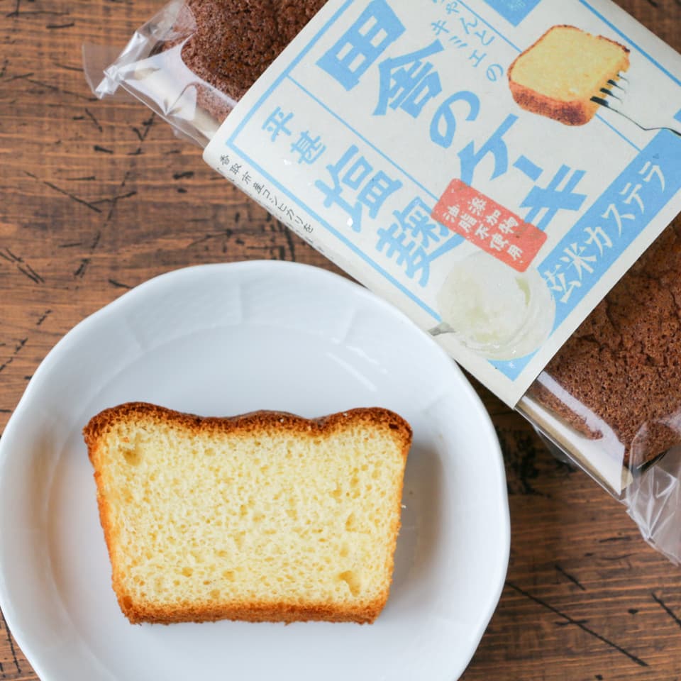 グルテンフリー無添加「田舎のケーキ」人気の４種セット（忠敬・紫米シフォン・にんじん・塩麹）