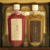 GIFTBOX〈感謝、お気持ち〉/ スパウト５本セット（プレーン3本、三年熟成黒酢１本、ローゼルと黒酢１本）