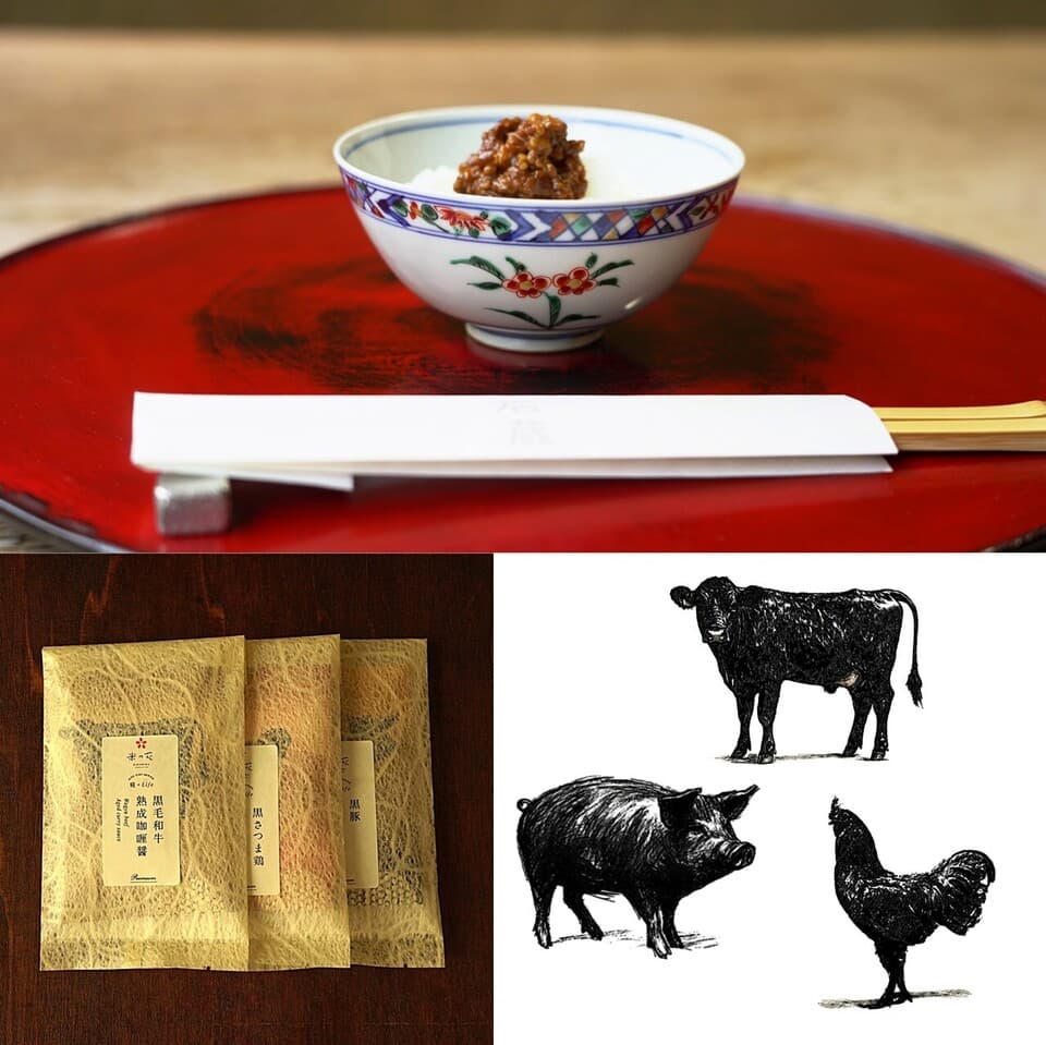 〈おともと肴〉・黒毛和牛・黒豚・黒さつま鶏