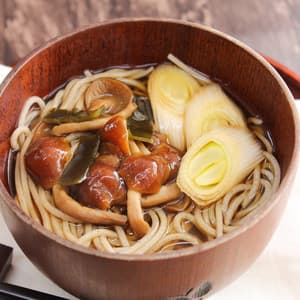 免疫力UP！なめこ蕎麦