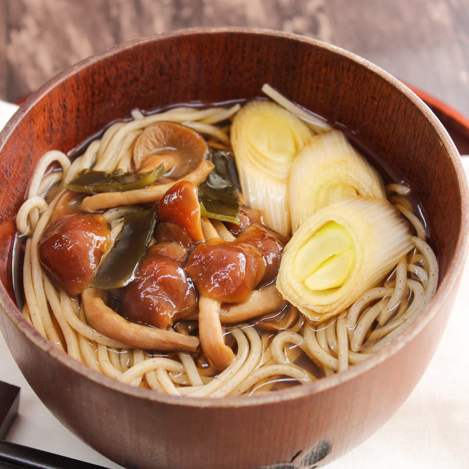 免疫力UP！なめこ蕎麦