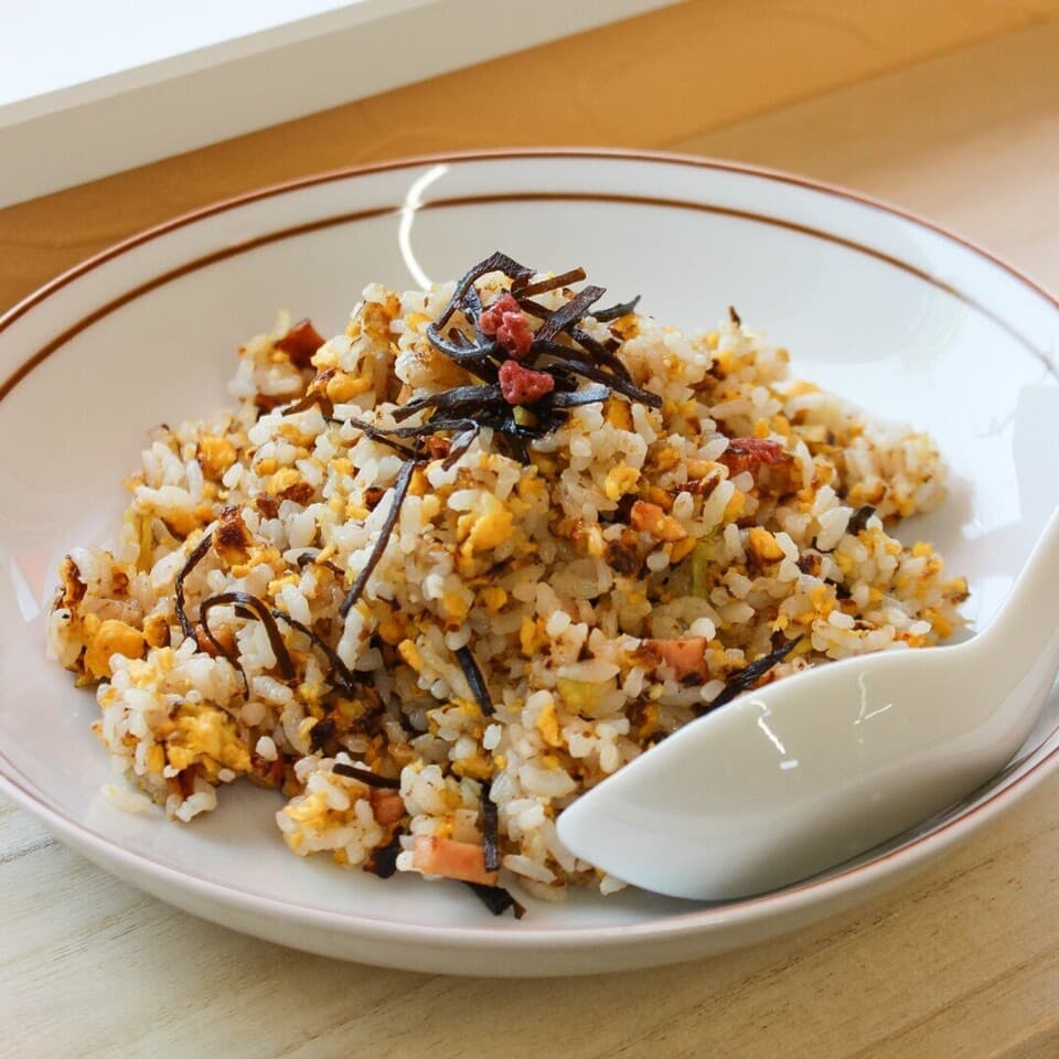 梅塩昆布チャーハン