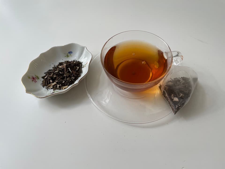 農薬・化学肥料不使用の自家栽培生姜と有機茶葉で作る＜京都生姜ほうじ茶＞