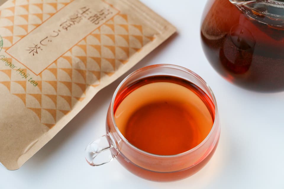 農薬・化学肥料不使用で自家栽培生姜のお茶とちっぷのギフトセット