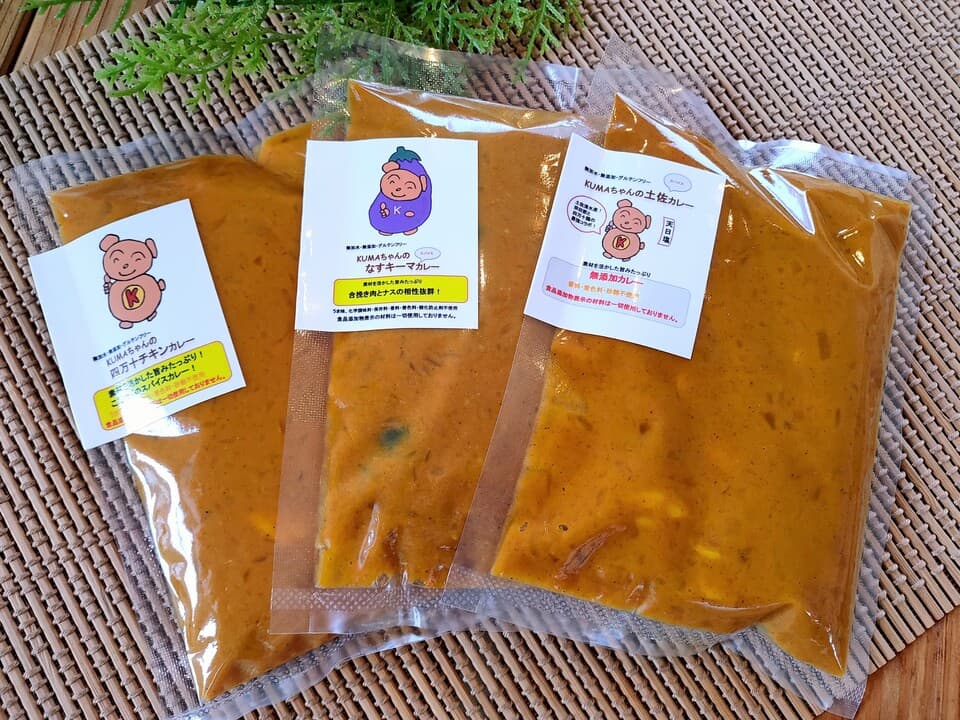 市販のルーが不安な人のためのカレー。厳選素材 3種の味を同時に味わえる お得なセット  こだわりのスパイスカレー ＜無添加・グルテンフリー・砂糖不使用・天日塩100%＞