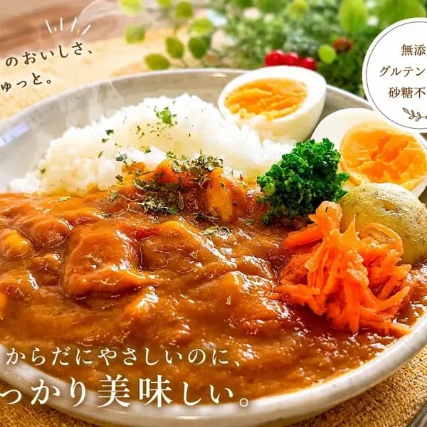 お中元【夏のご挨拶に】うま味たっぷり!!厳選4種のスパイスカレーの食べ比べセット ＜無添加・グルテンフリー・砂糖不使用＞ 　