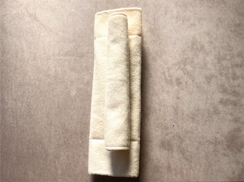 ＜白うさぎのハンカチ＞一切無化学処理のオリジナルのネル布使用