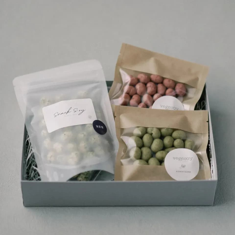 有機大豆の豆菓子ギフト　スナックソイとベジソイ詰め合わせ 
