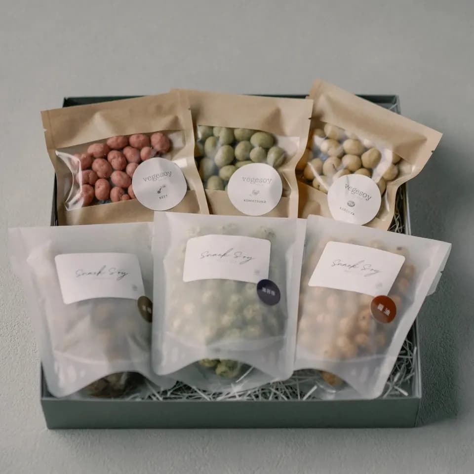 有機大豆の豆菓子ギフト　スナックソイとベジソイ詰め合わせ 