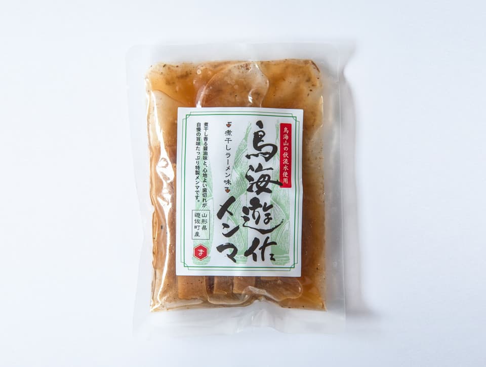 【一度食べたら止まらない】ザクザク食感×煮干しの旨味がガツン！鳥海遊佐メンマ〈煮干しラーメン味〉