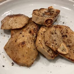 里芋のステーキ風を食べていただきたい！