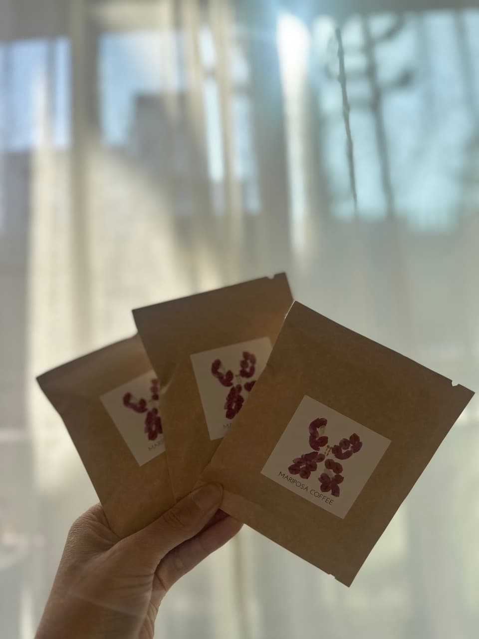 (GIFT)フェアトレード&有機栽培 50度お湯洗いのコーヒードリップバック３つセット