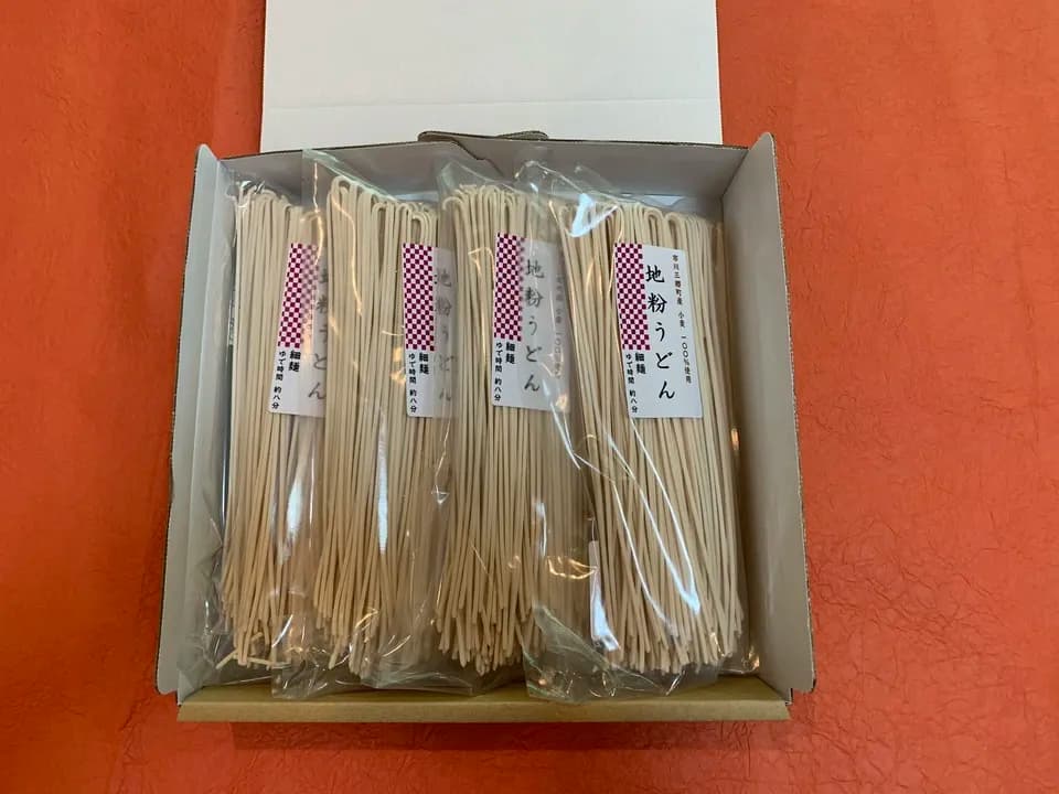 農薬・除草剤・化学肥料不使用「地粉うどんセット」【ギフト】