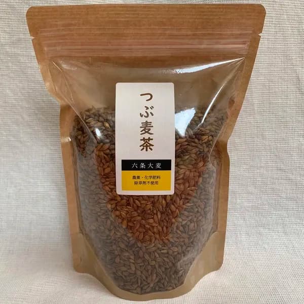 2025年新麦　懐かしい味！つぶ麦茶　（農薬・化学肥料・除草剤不使用）六条大麦使用