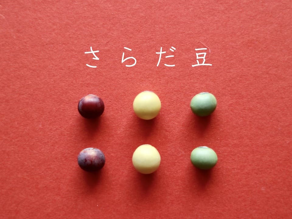 豆【さらだ豆　２００g】赤・白・青で料理をぐんと華やかに