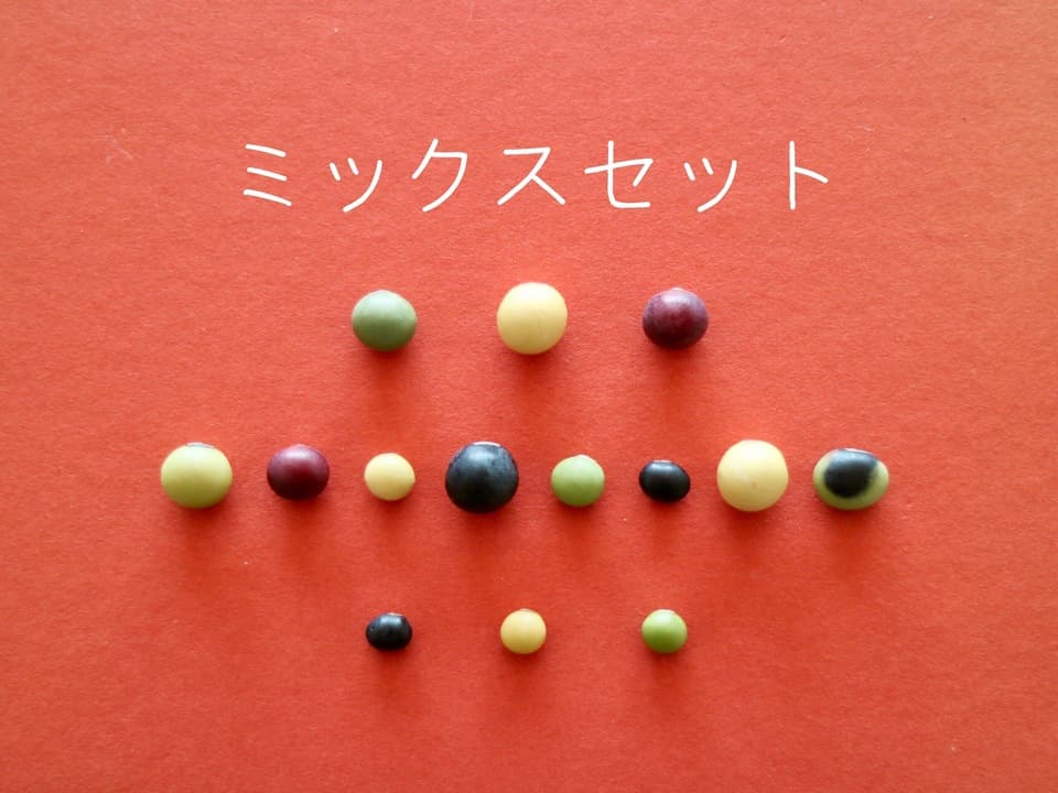 豆【３種類のミックスセット】一度に色々な大豆が楽しめます！