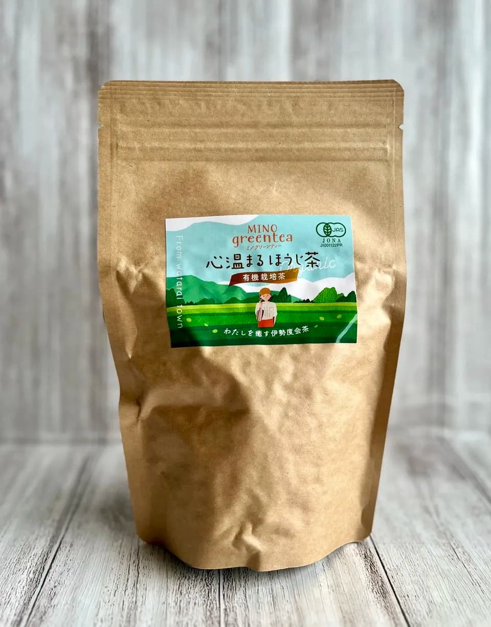 有機栽培・心温まるほうじ茶 リーフ/ティーバッグ　伊勢度会茶