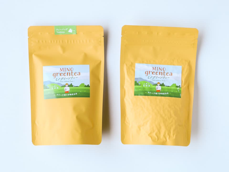 心踊る玄米茶　リーフ/ティーバッグ　伊勢度会茶　農薬を使わずに育てたお茶