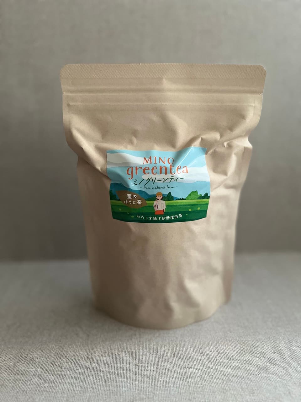 香り格別 茎ほうじ茶 一番茶原料 砂煎り製法　リーフ　伊勢度会茶