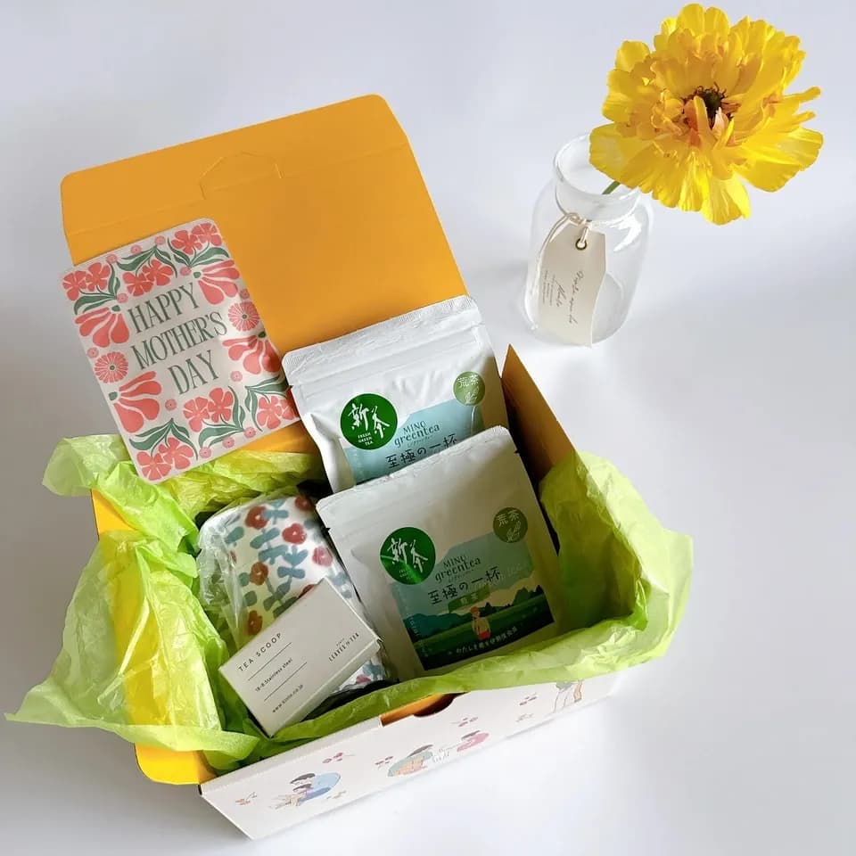 【母の日】新茶ギフト【茶筒セット】　農薬・化学肥料を使わず育てた2026年産の新茶（荒茶）詰め合わせ