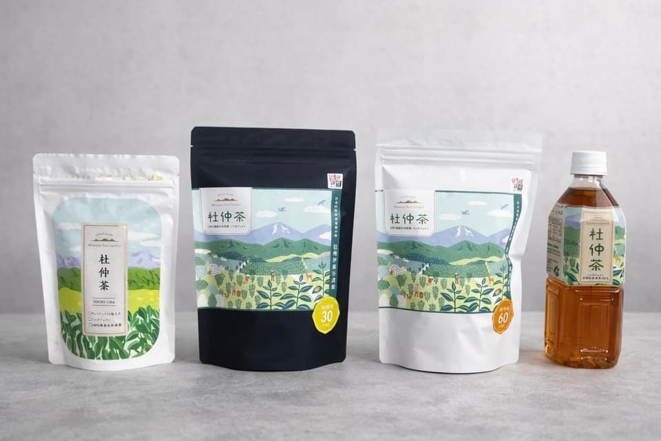 農薬・化学肥料不使用〈伊那谷・手摘み杜仲茶〉ほのかな甘みと香ばしさ・カフェイン&カロリーゼロの健康茶