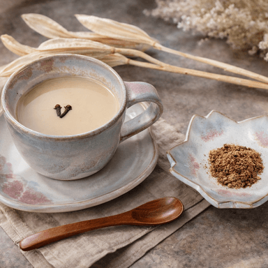 杜仲茶チャイで「ほっとな温活」、カフェ気分。