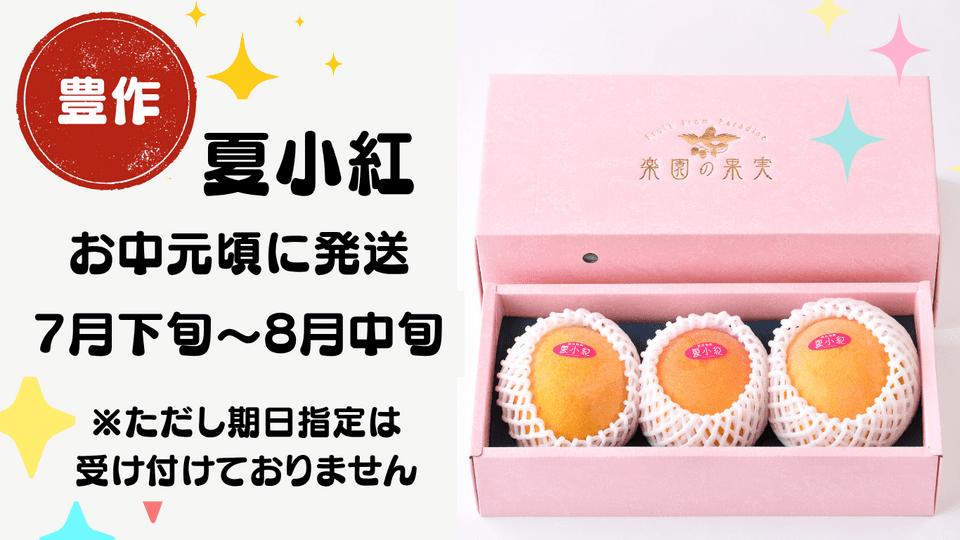 《贈答用》夏小紅 1㎏（2～3玉）