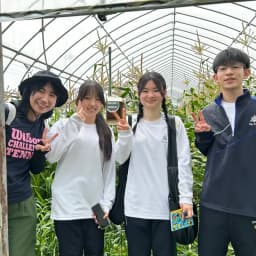 高校生レストランに向けて🌽 生徒さんたちが畑へ来てくれました