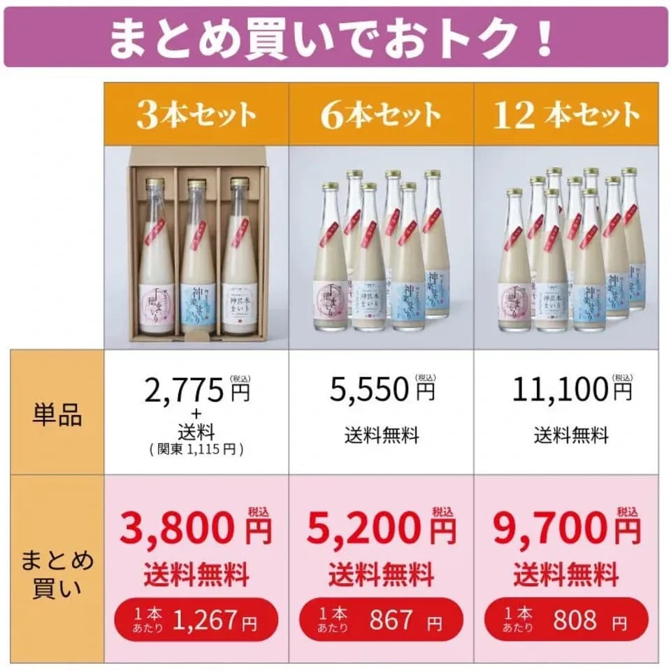 御神水源どぶろく 千穂まいり３種類 飲み比べ 300ml