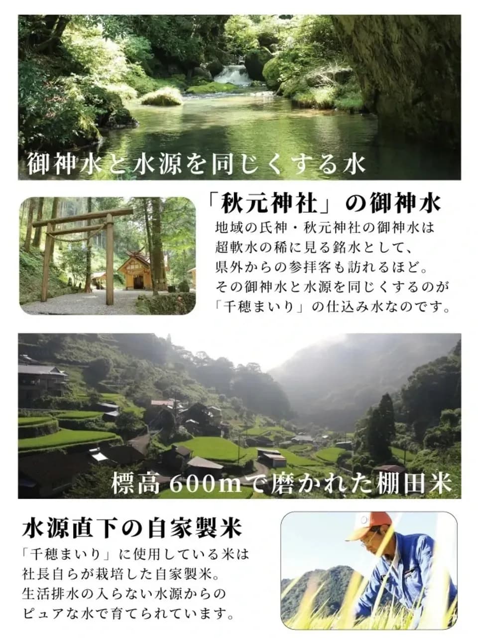 御神水源どぶろく 千穂まいり３種類 飲み比べ 300ml