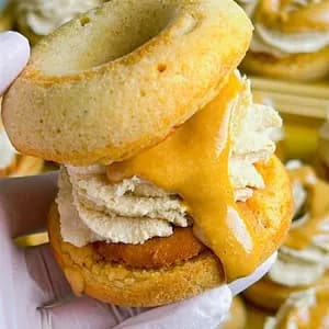 ギフトオススメ！＜ホイップクリームサンド2個セット＞"きな粉　"乳製品、小麦、卵不使用