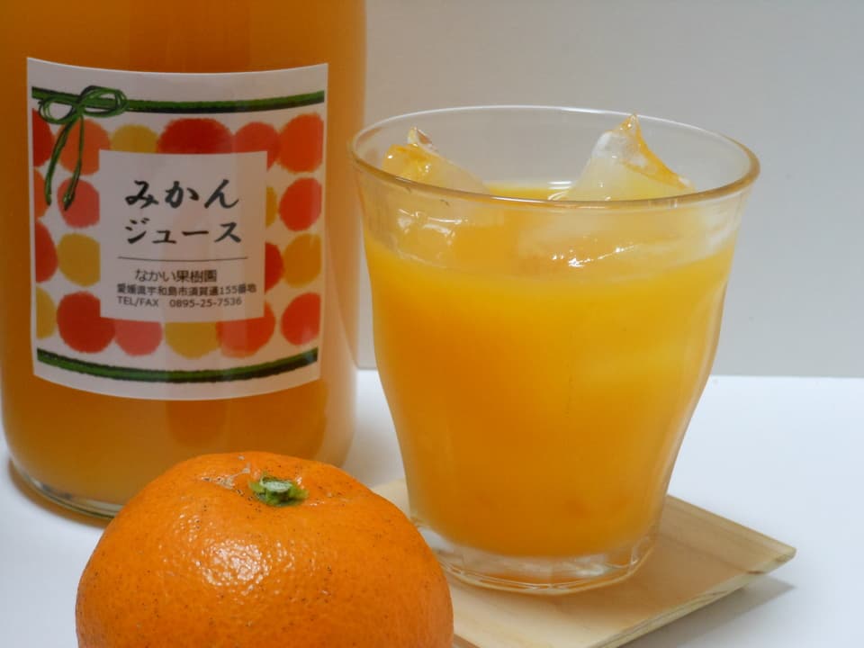 みかんジュース 自然栽培（農薬不使用・化学肥料不使用・除草剤不使用）で栽培された温州みかんが原料