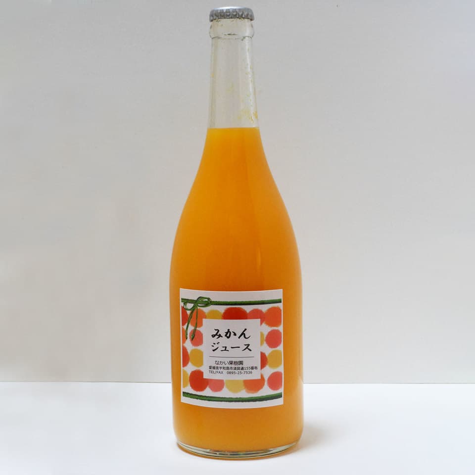 みかんジュース 自然栽培（農薬不使用・化学肥料不使用・除草剤不使用）で栽培された温州みかんが原料