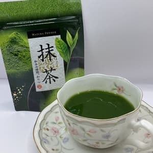 【濃厚抹茶グリーンティー】《農薬、化学肥料、除草剤不使用栽培の抹茶と、有機砂糖を使いブレンドしました。》　