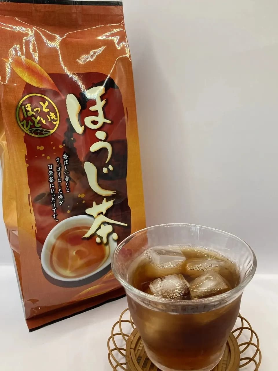 【無農薬】香ばしい香りと深い甘み♪深煎りほうじ茶　1キロ 香ばしい深煎りほうじ茶《農薬、化学肥料、除草剤不使用》 中井農園