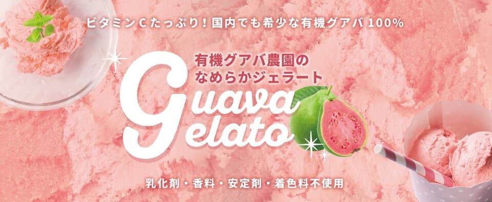 「有機グアバ農園のなめらかジェラート」ギフト70ml×6個セット
