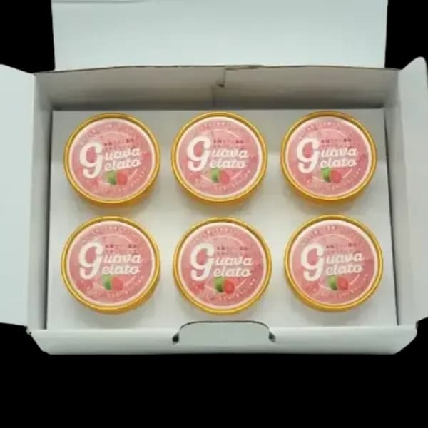 「有機グアバ農園のなめらかジェラート」ギフト70ml×6個セット