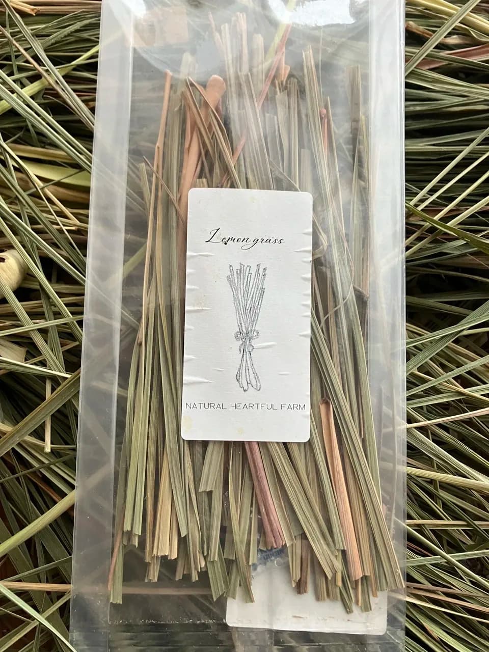 無農薬・肥料不使用の自然栽培ハーブティ＜レモングラス＞自然乾燥